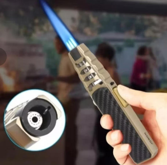 Kit faca + Acendedor a gás para churrasqueira