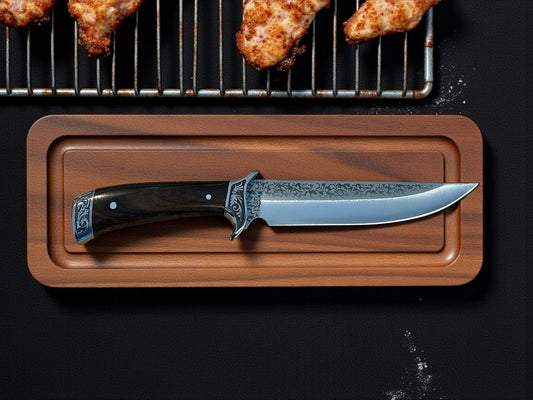 Faca Artesanal para Churrasco Full tang